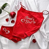 Personalized Camisole and Shorties Underwear Set - My Girl - 9689 Personalized Camisole and Shorties Underwear Set - My Girl - 9689