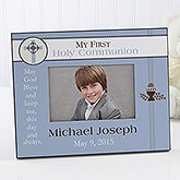 Personalized Communion Picture Frame for Boys - 9738