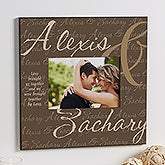 Personalized 5 x 7 Picture Frames - Love Brought Us Together - 9815