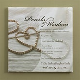 Personalized Canvas Art - Pearls of Wisdom - 9868
