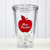 Personalized Tumbler for Teachers - Teacher On The Go - 9919