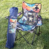 Personalized Army Portable Folding Chair