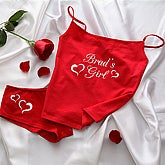 Red Personalized Ladies Camisole - My Girl Design