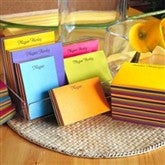 Personalized Rainbow Memo Pad Sets Personalized Rainbow Memo Pad Sets