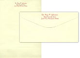 Roxbury Stationery Set With Printed Envelopes