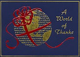 A World of Thanks  with <u>PRINTED</u> Envelopes