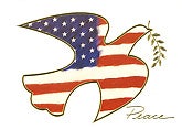 American Dove  with <u>PRINTED</u> Envelopes