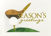 Golfer Greetings with <u>PRINTED</u> Envelopes