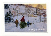 Bringing Home the Tree  with <u>PRINTED</u> Envelopes