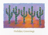 Cactus Christmas  with <u>PRINTED</u> Envelopes