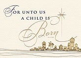 A Child Is Born  with <u>PRINTED</u> Envelopes