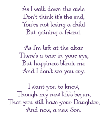 Pa Poems Wedding Announcer Forums I Hope This Helps If Not Can Find More