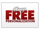 Free Personalization