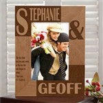 Because Of You Personalized Frame- 4x6 - 8098-S