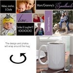 My Favorite Faces Photo White Handle Coffee Mug-15 oz. - 12739-L