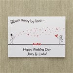 Blown Away By Love Personalized Greeting Card - 10334