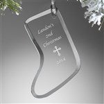 Baby's First Christmas Engraved Ornament - 5804