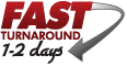 Fast Turnaround in 1-2 days!