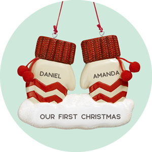 Couples Christmas Ornaments