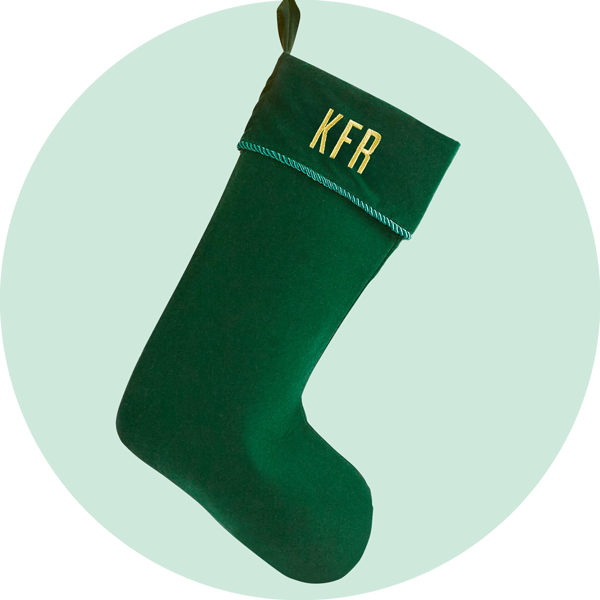 Monogrammed Christmas Stocking