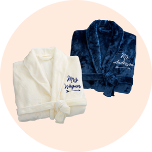 Wedding Robes, Towels, Blankets & More