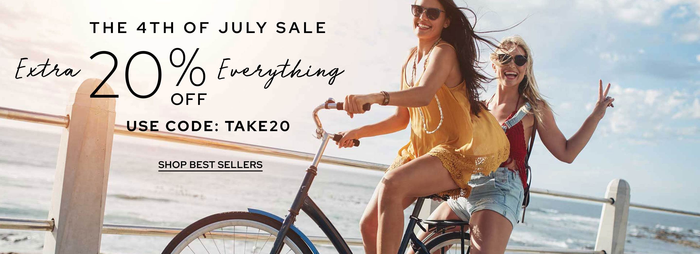 The 4th Of July Sale Extra 20% Off Everything