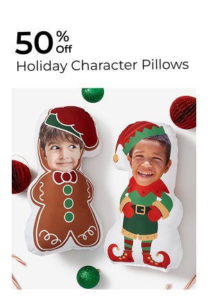 Holiday Character Pillows