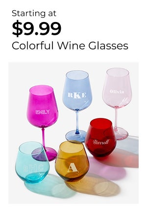 Colorful Wine Glasses