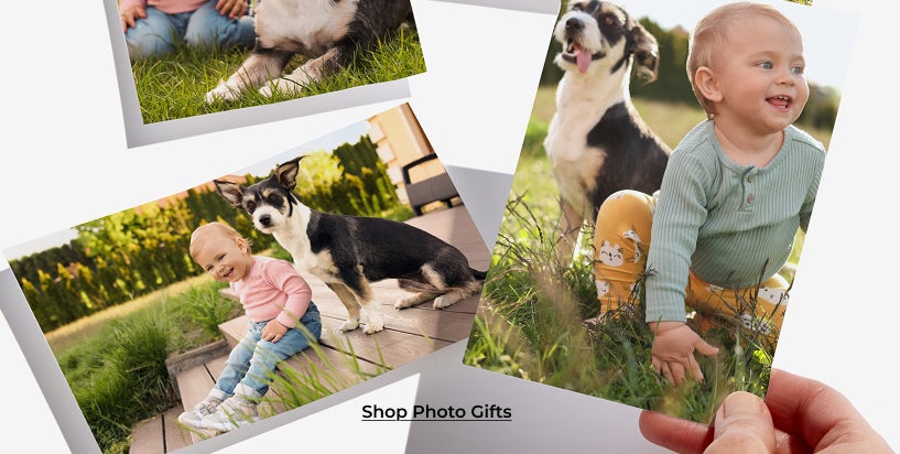 photo upload baby with dog