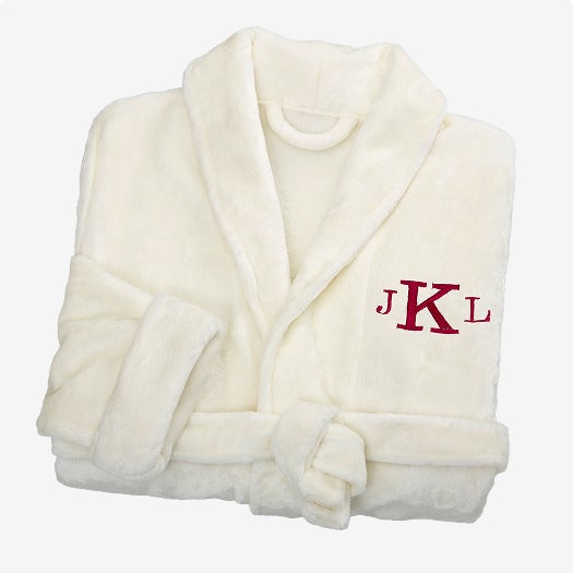Cream Personalized Robe