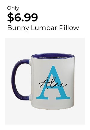 Bunny Lumbar Pillow