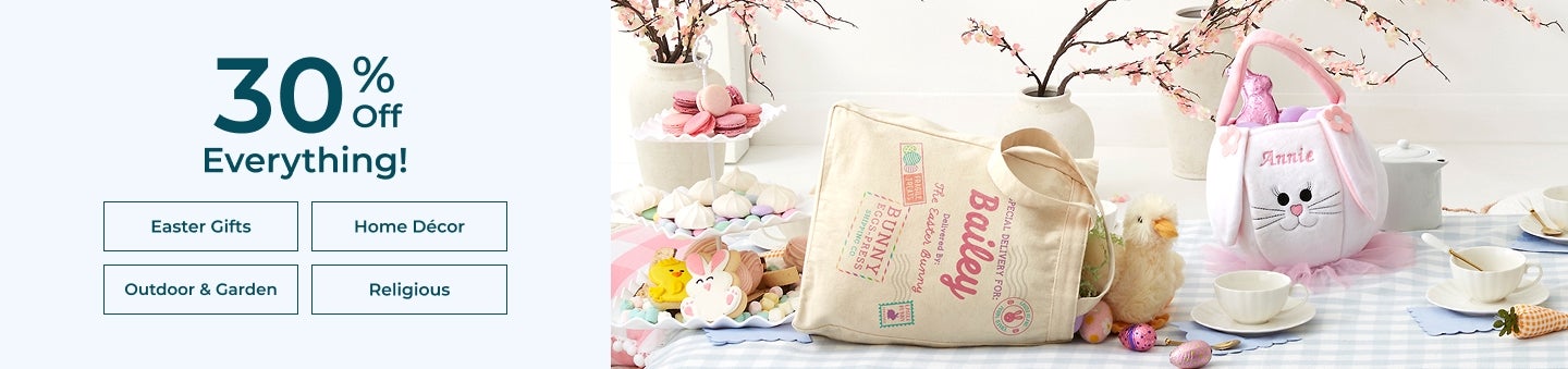 Easter Gift 30% Off Everything!