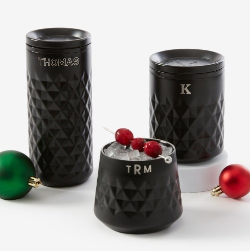Black Barware Tumblers