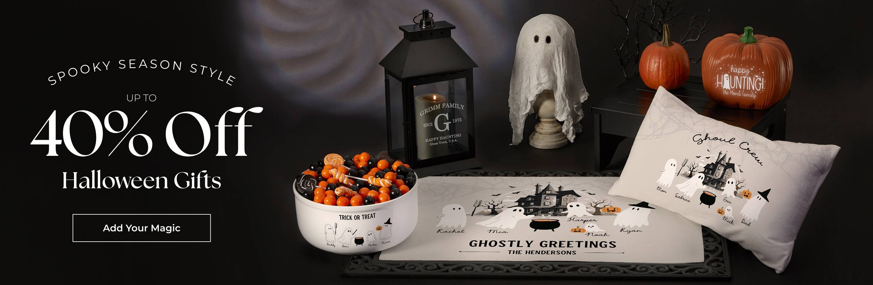 Spooky Season Style 40% Off Halloween Gifts