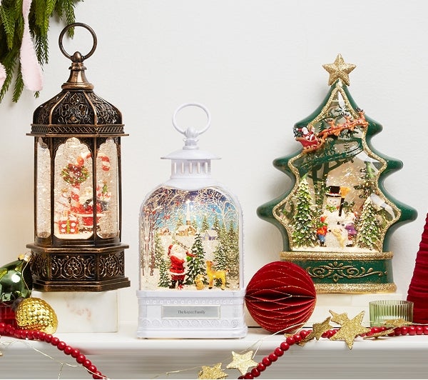 Holiday Decor Wine Glass