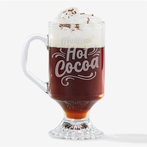 A Personalized Mug with the Phrase 'Hot Cocoa'