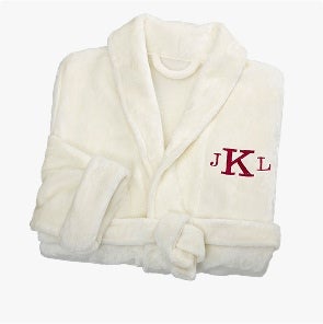 White Robe with the Initials of JKL