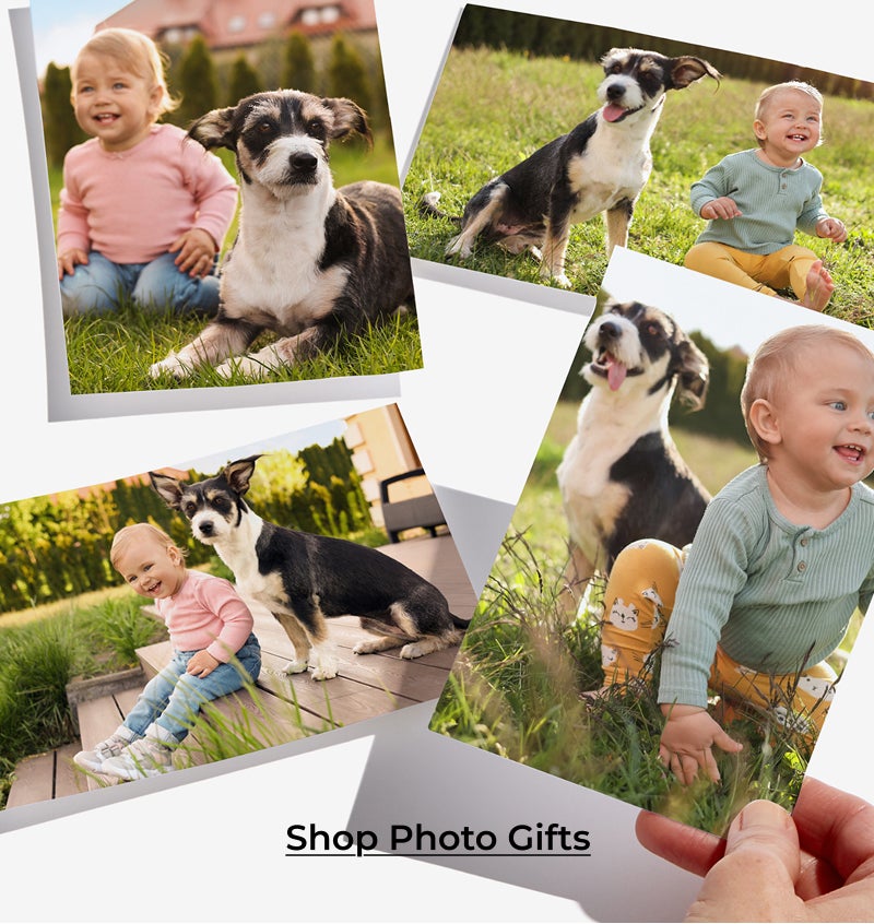 photo upload baby with dog