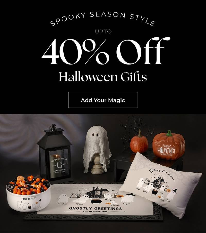 Spooky Season Style 40% Off Halloween Gifts