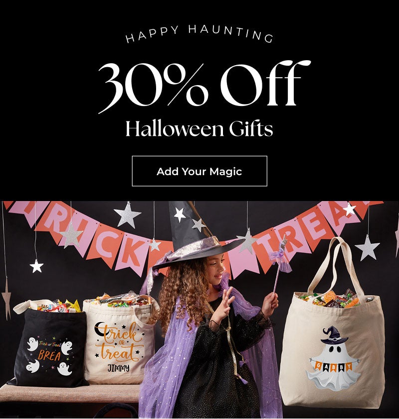Happy Hunting 30% off Halloween Gifts