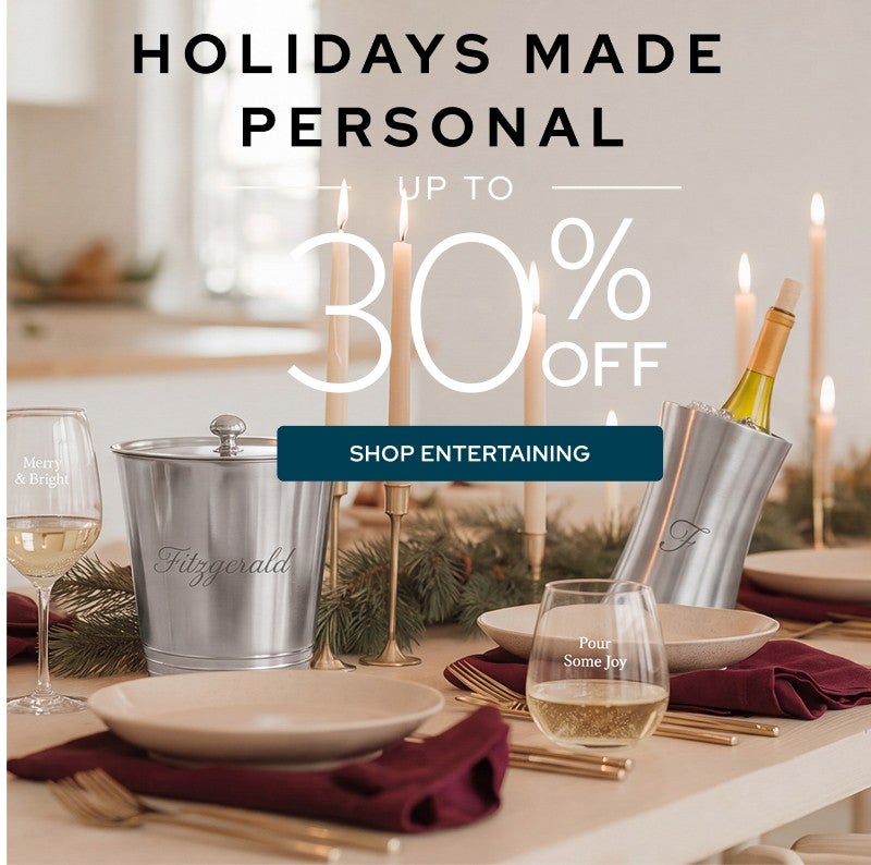 Shop Entertaining Gifts Up to 30% Off