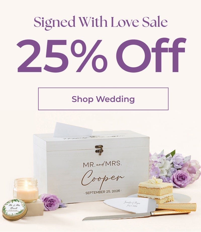 Signed With Love Sale 20% Off Shop Wedding
