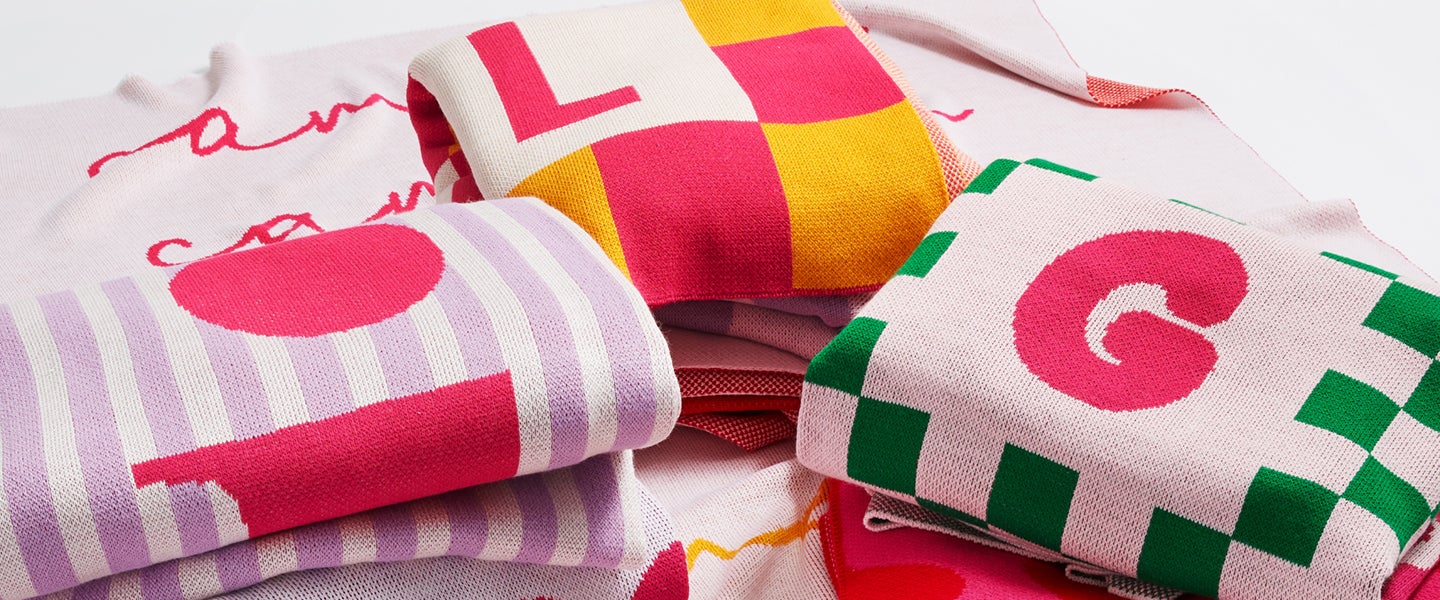Monogram Blankets