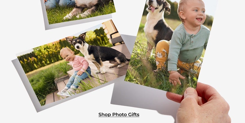 photo upload baby with dog