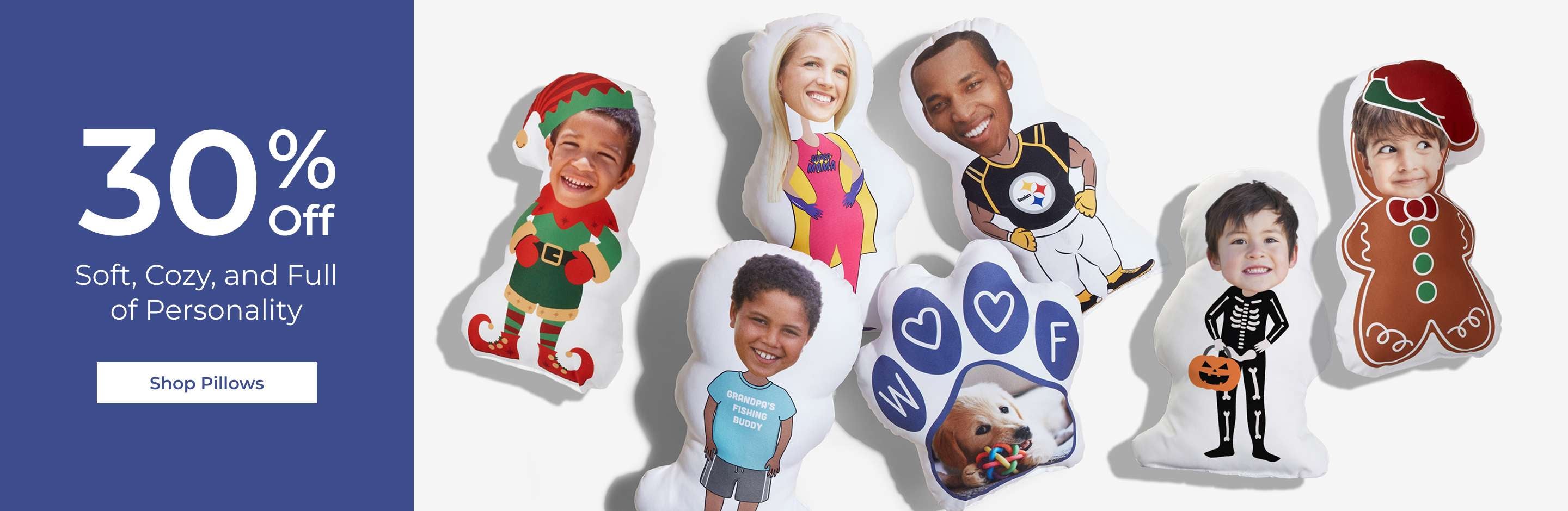 30% Off Soft, Cozy, and Full of Personality - Shop Pillows