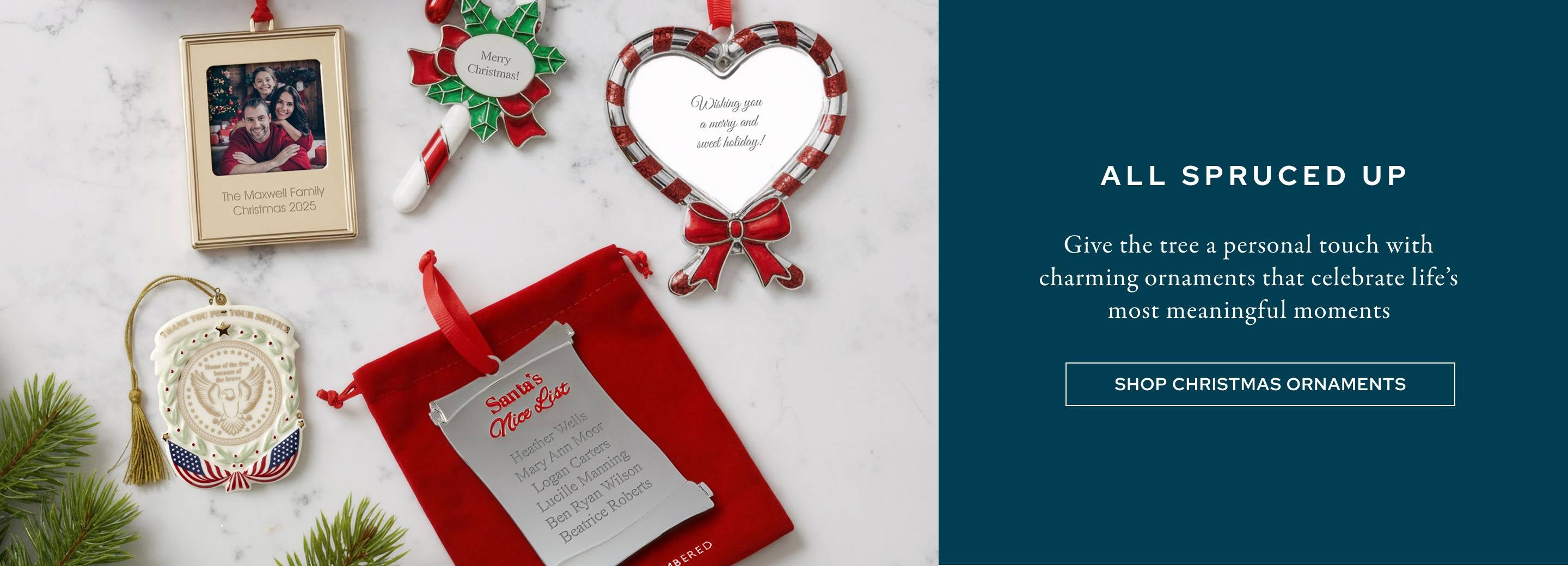 Shop Holiday Ornaments