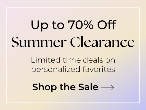 Summer Clearance