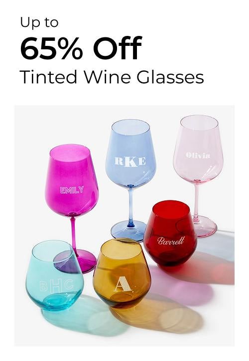 Tinted Wine glass