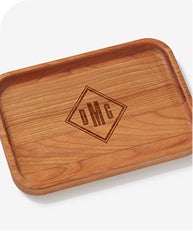 Cherry Wood Valet Tray