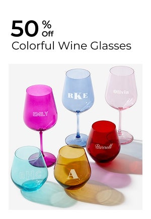 Colorful Wine Glasses